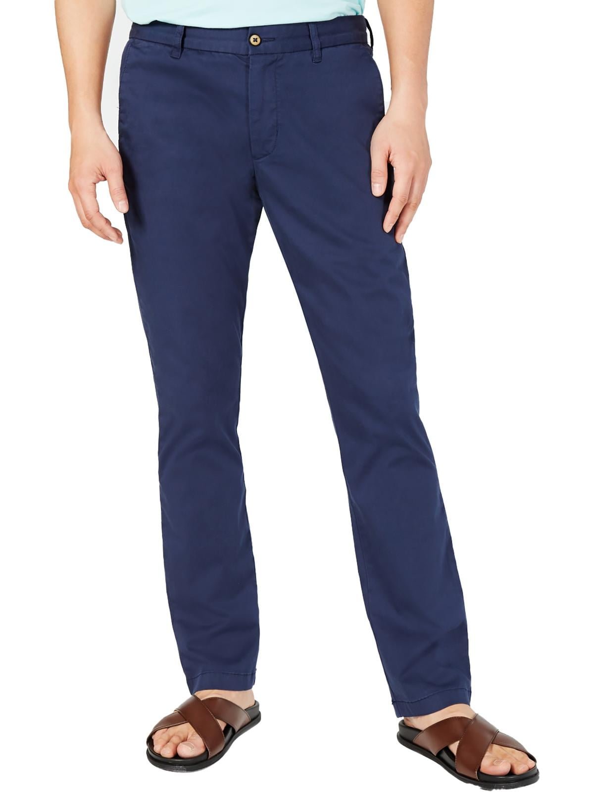 Tommy Bahama Mens Tencel Flat Front Chino Pants