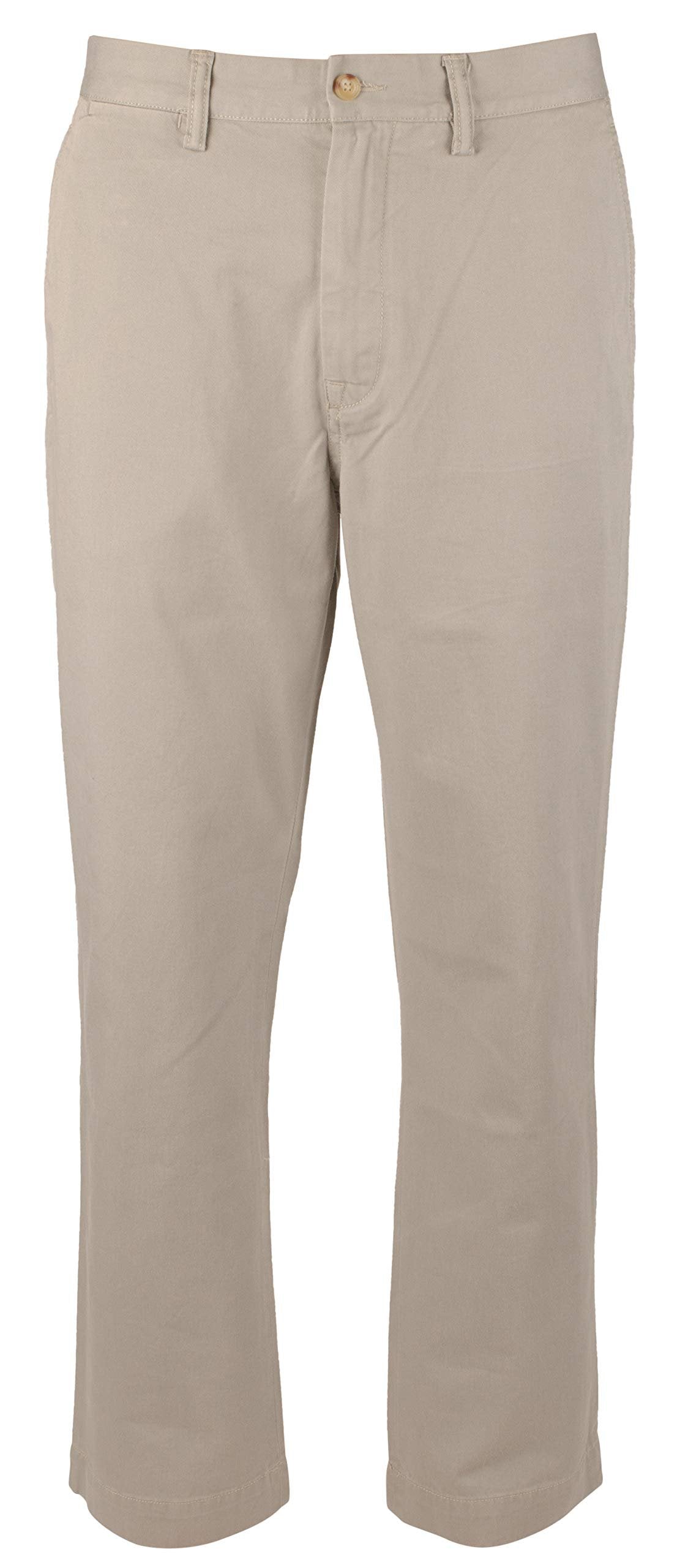 Men's Classic Fit Chino Pants-GY-38WX32L Grey