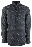Hugo Boss Men's Mabsoot Slim Fit Long Sleeve Shirt-BLK-Small