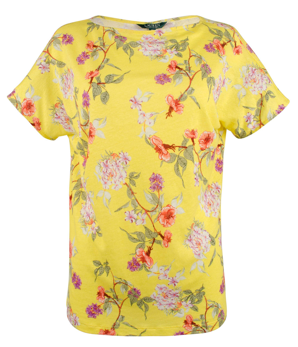 Lauren Ralph Lauren Women's Petite Volanna Linen Blend Shirt