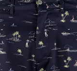 Polo Ralph Lauren Men's Classic Fit Print Golf Shorts Multi Navy Blue 32