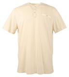 Tommy Bahama Men's Schooner Stripe Short Sleeve Henley T-Shirt BSnd Medium