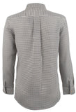 Women's Plus Houndstooth Crepe Shirt-WC-2X