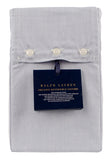 Organic Reversible Oxford One Standard Sham Blue white