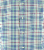 Men's Classic Fit Button Down Plaid Shirt SG Small