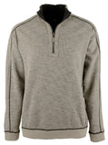 Tommy Bahama Flipsider Sudadera reversible con media cremallera para hombre, talla mediana