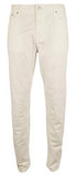 Men's Tailored Fit Five Pocket Style Jeans Pants-W-40Wx32L White