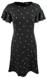 Lauren Ralph Lauren Women's Petite Fit & Flare Dress-B-14P Black
