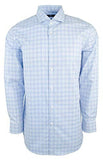 Men's Sharp-Fit Long Sleeve Dress Shirt PB 17 32/33 Pastel Blue
