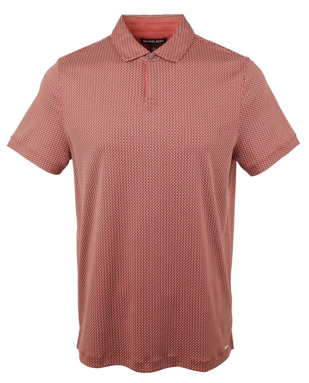Michael Kors Men's Printed Interlock Polo Shirt SR Small