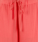 Eileen Fisher Women's Organic Cotton Gauze Wide Leg Cropped Pants Watermelon X-Small