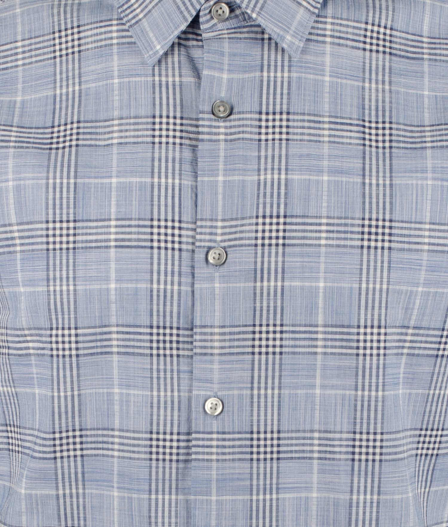 Hugo Boss Men's Lukas Regular Fit Check Long Sleeve Shirt Small Blue