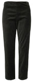 Ralph Lauren Women's Plus Size Stretch Velvet Skinny Ankle Pants