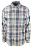 Tommy Bahama Erkek Hazy Days Ekose Uzun Kollu Düğmeli Gömlekler Küçük