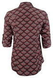 Michael Kors Women's Printed Utility Top C XS