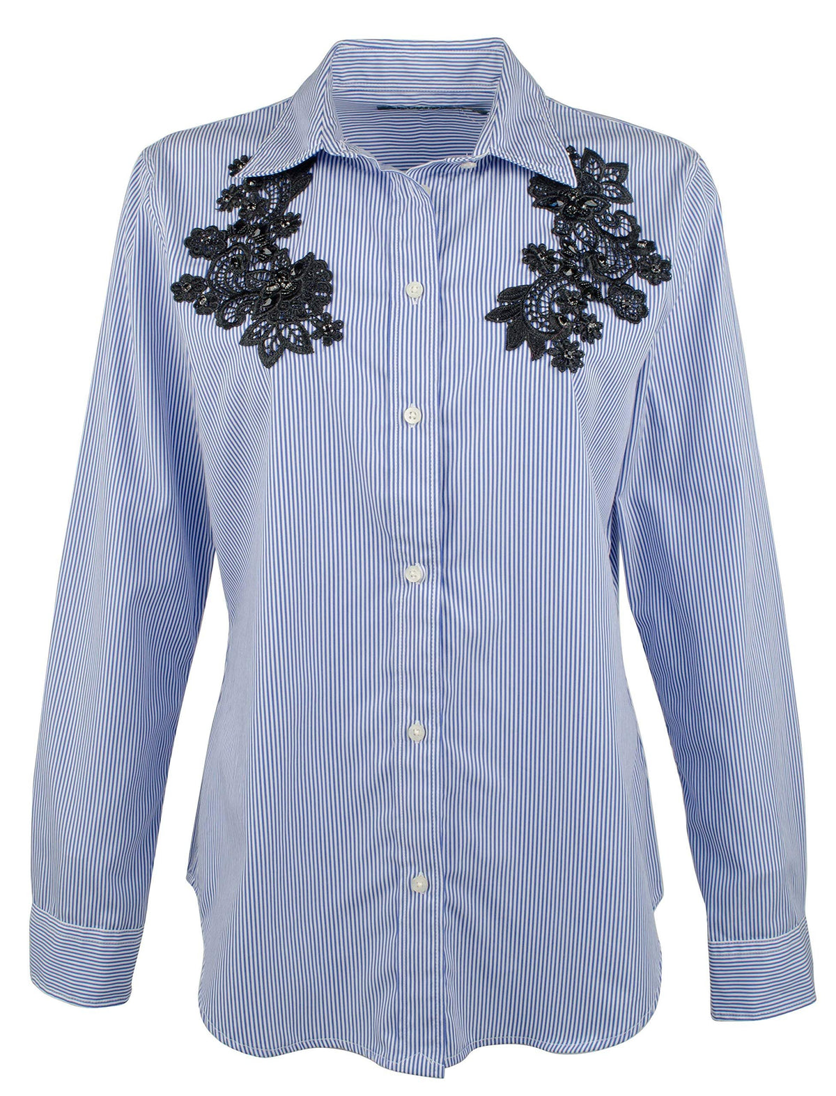 Women's Plus Lace Patch Shirt WM 1X