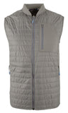 Chaleco bomber acolchado Forrest Creek de Southern Tide para hombre, color perla ahumado, talla mediana