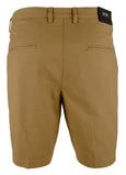 Men's Regular Fit Stretch Slice Short Khaki Tan
