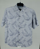 Customer Return Tommy Bahama Men's Island Iris Jacquard Camp Shirt-OD-Medium