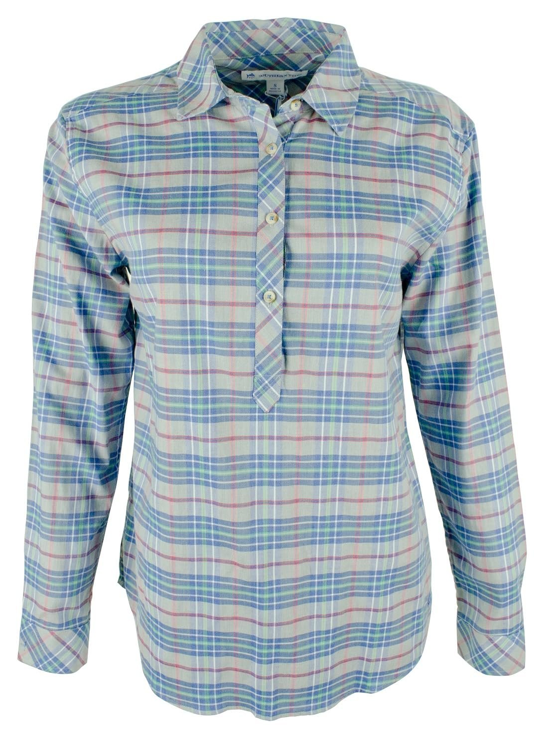 Women's Hadley Plaid Pullover Shirt SG X-Small