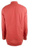Michael Kors Men Slim-Fit Button Down Long-Sleeve Shirt Red XL