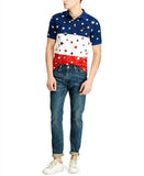 Polo Ralph Lauren Classic Fit Star Mesh Polo (Navy, L)