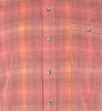 Tommy Bahama Men's Big & Tall Long Sleeve Coastline Cord Redwood Check Camp Shirt (New Red Sail, 4XLT)