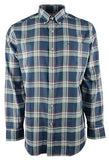 Men's Classic Fit Button Down Plaid Shirt IB Small