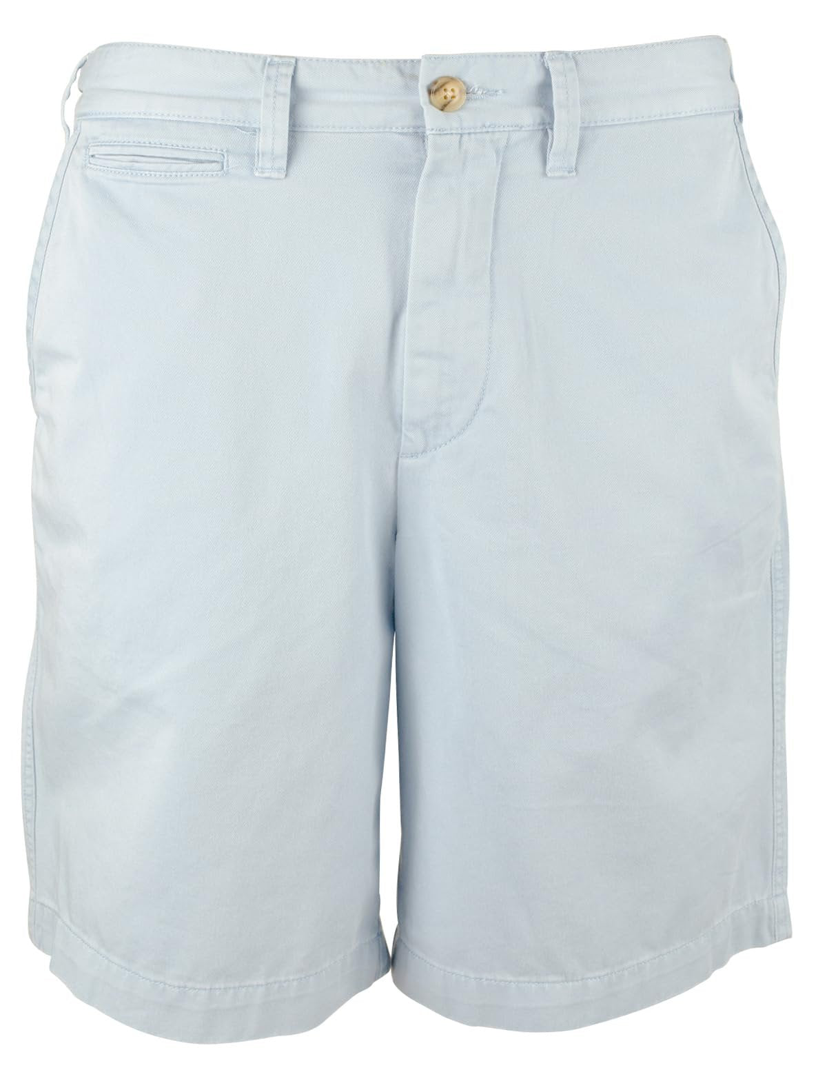Men's Classic Fit Stretch 9" Flat Front Chino Shorts Blue 32