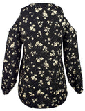 Ralph Lauren Women's Floral Cold Shoulder Top