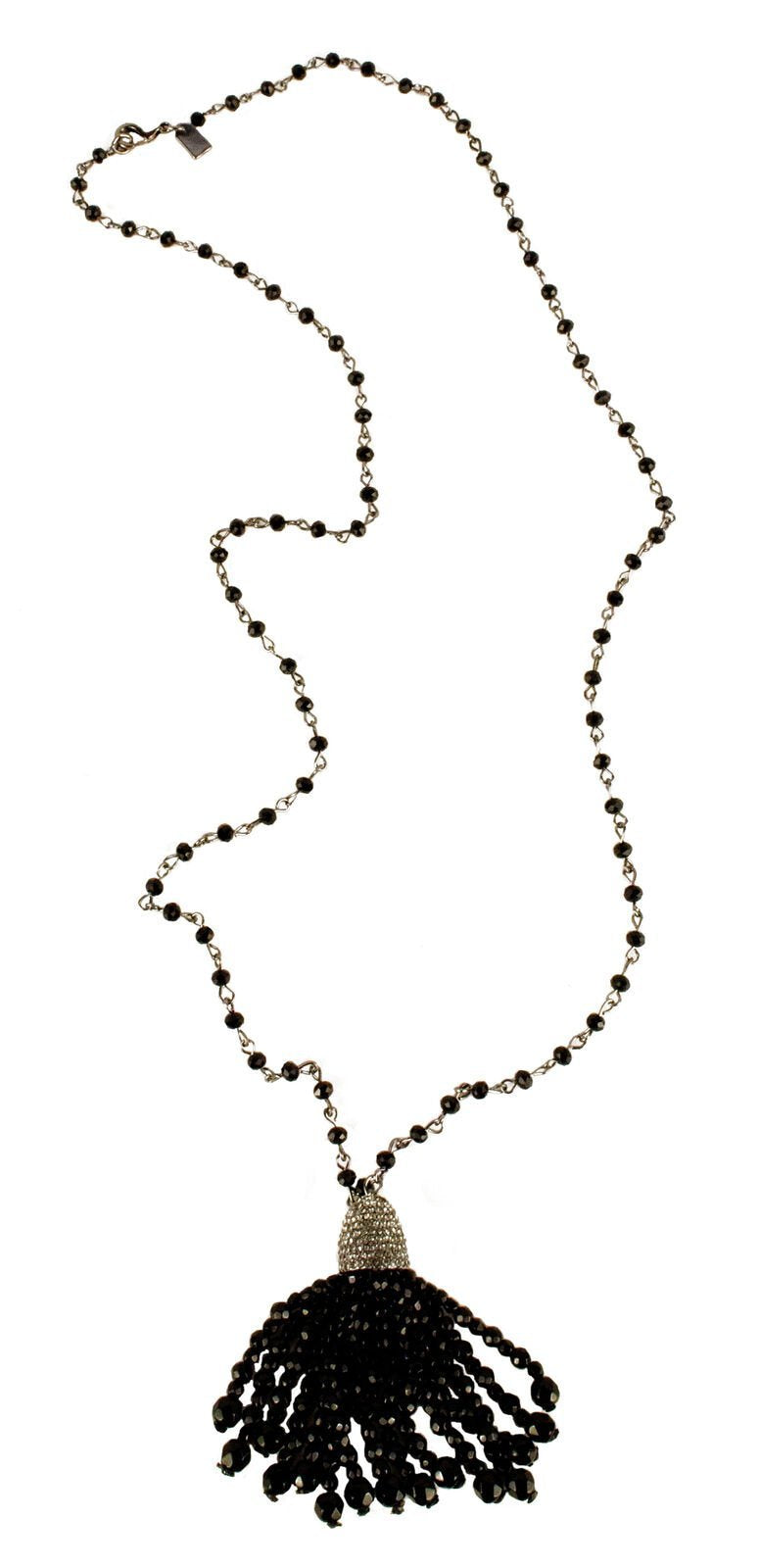 Collar con borlas y joyas para mujer de Ralph Lauren, color negro