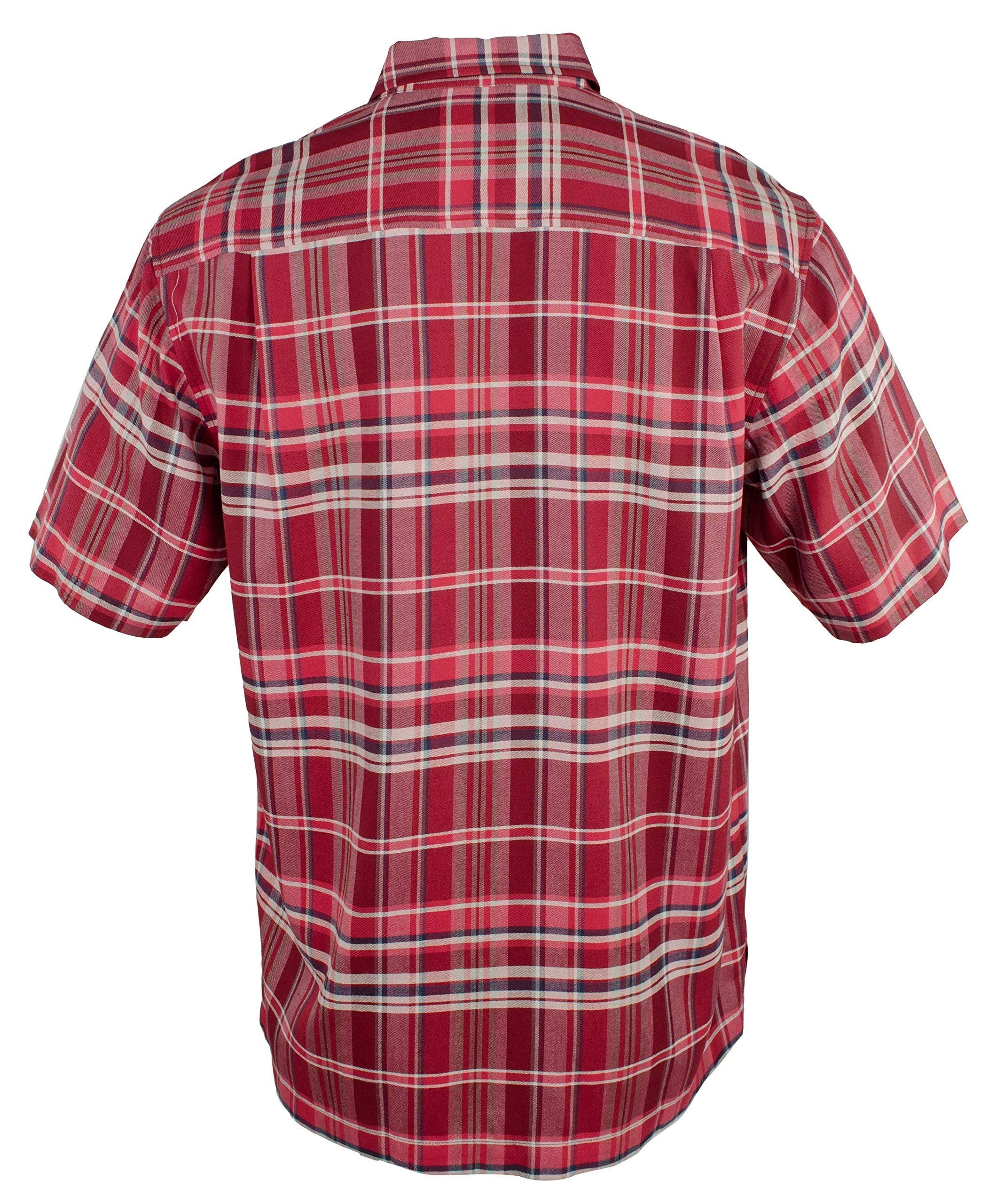 Men's Manoa Madras Silk Short Sleeve Shirt-JR-S