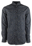Hugo Boss Men's Mabsoot Slim Fit Long Sleeve Shirt-BLK-Small