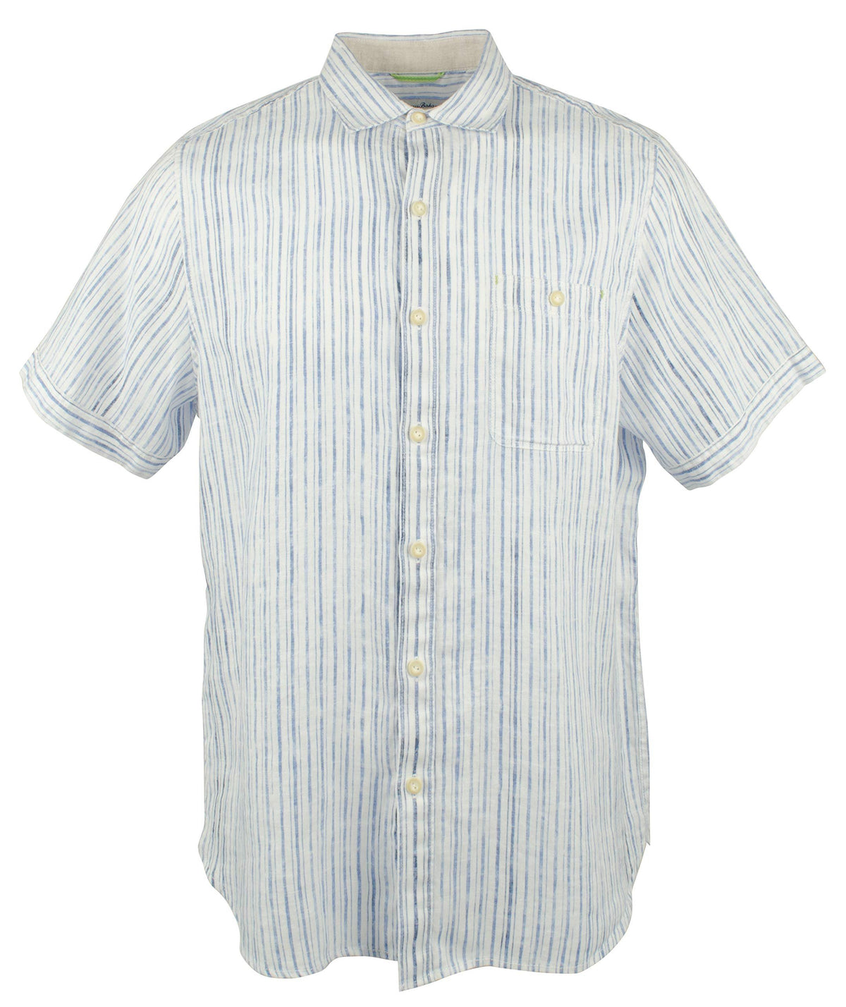 Tommy Bahama Men's Stripe Del Soul Linen Camp Shirt-BS-S