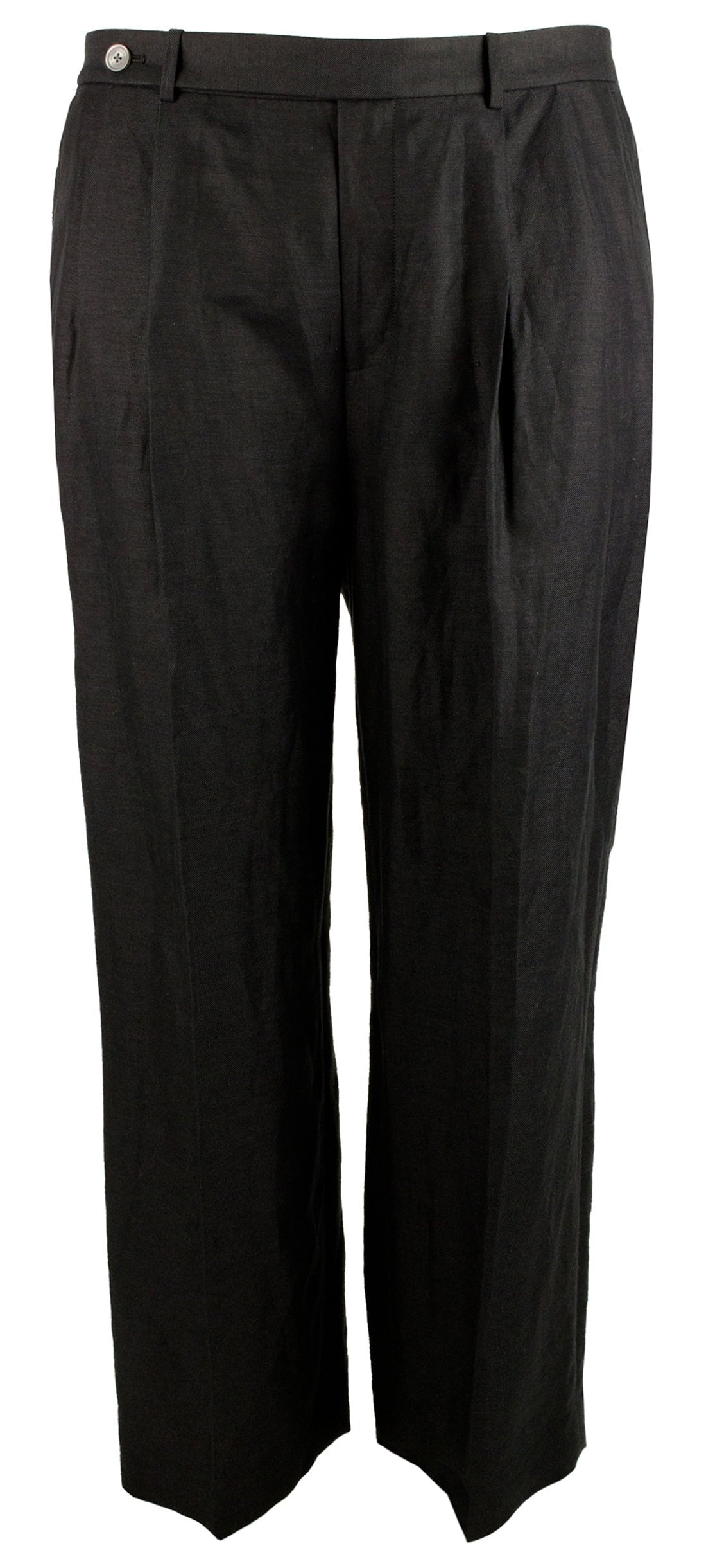 Ralph Lauren Women's Plus Size Linen Wide Leg Cropped Pants 14 W