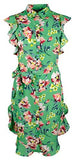 Lauren Ralph Lauren Women's Petite Flutter Sleeve Midi Dress M 8P