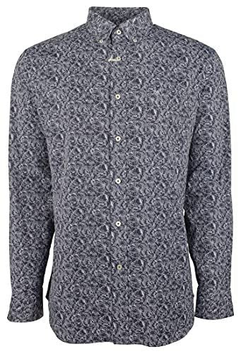 Southern Tide Men's Shell Intercoastal Long Sleeves Shirt True Navy Blue Large