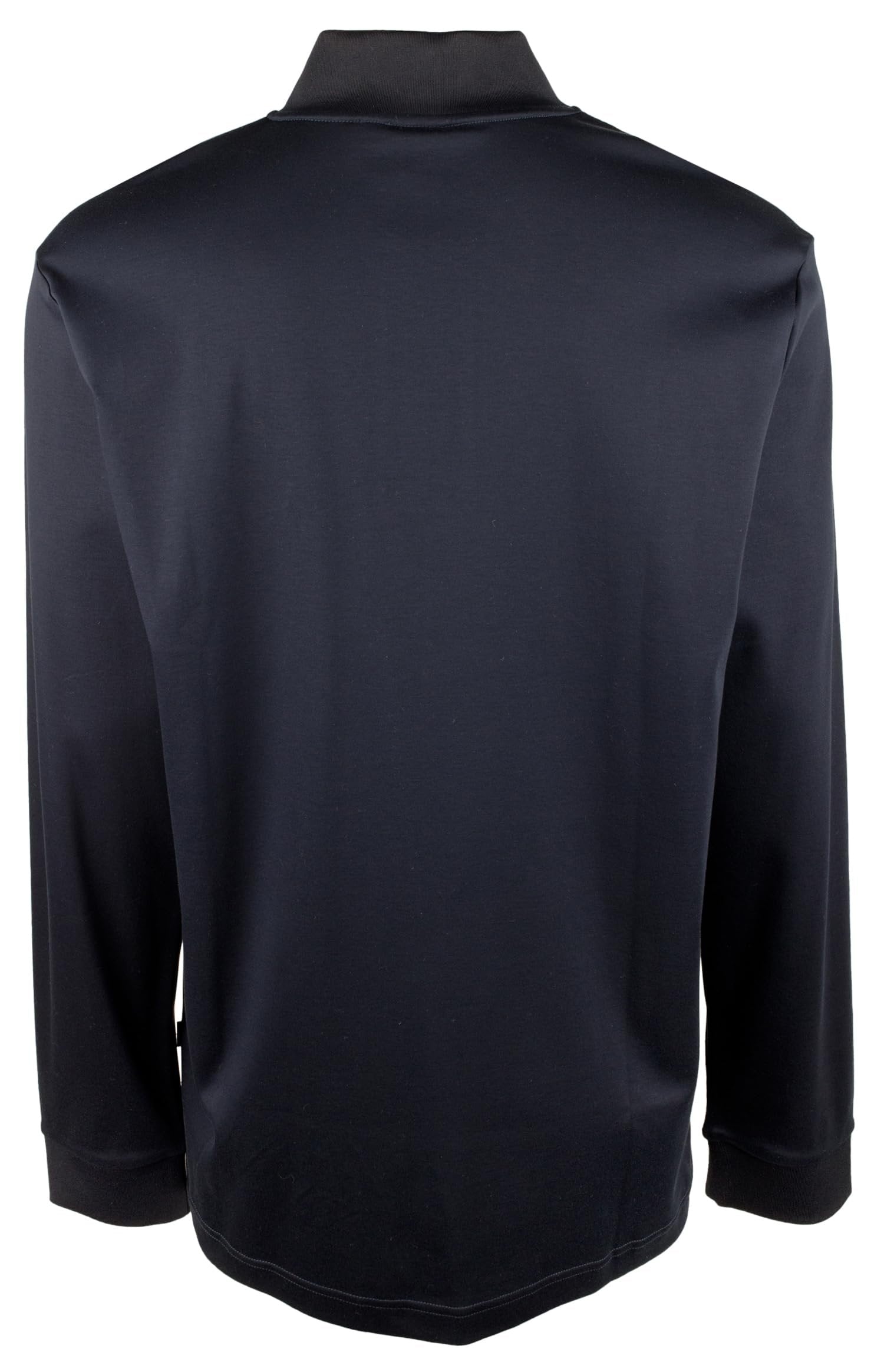 Hugo Boss Men's Tenore Jersey Quarter Zip Long Sleeve Pullover 2XL Dark Blue