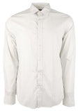 Men's Stretch MK Printed Slim Fit Long Sleeve Shirt Nckl XL