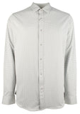 Michael Kors Men's Stretch Gingham Slim Fit Long Sleeve Shirt HGry XL Heather...