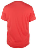 Emporio Armani Men's Graphic Logo Lettering Slim Fit T-Shirt Rd Large Red