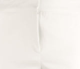 Michael Kors Women's Plus Size Stretch Capri Cropped Slit Hem Pants Wht 14W