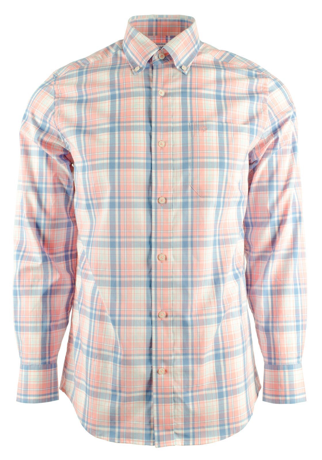 Southern Tide Men's LS Beach Lagoon Plaid Long Sleeve Shirt