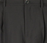 Lauren Ralph Lauren Women's Plus Size Pleated Crepe Trouser Pants 14W Black