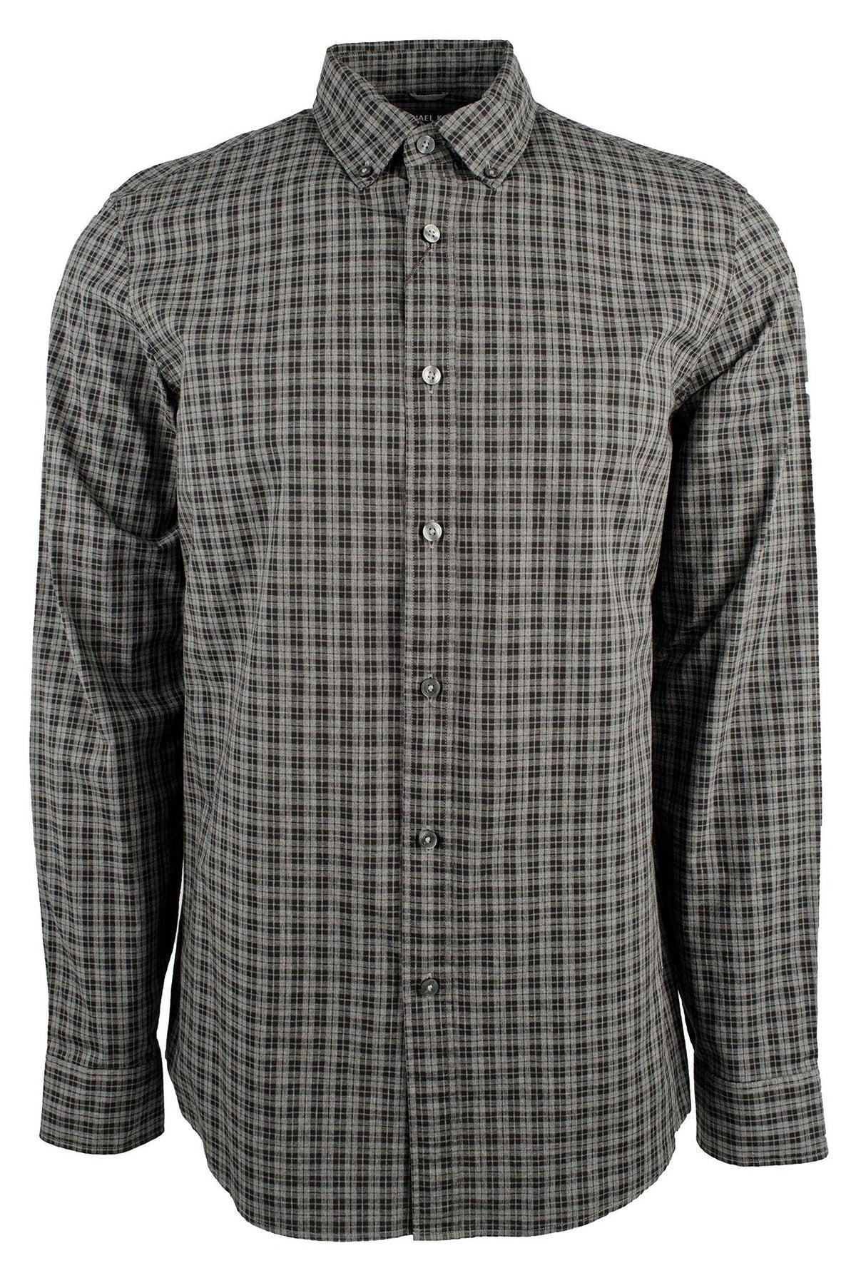 Michael Kors Men's Classic Fit Cotton Long Sleeve Shirt