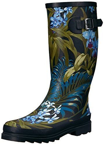 Tommy Bahama Women's Mandalay Rain Boots  Majorelle Jardin  6 M US