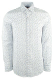 Michael Kors Men's Trim Stretch Cotton Long Sleeve Shirt