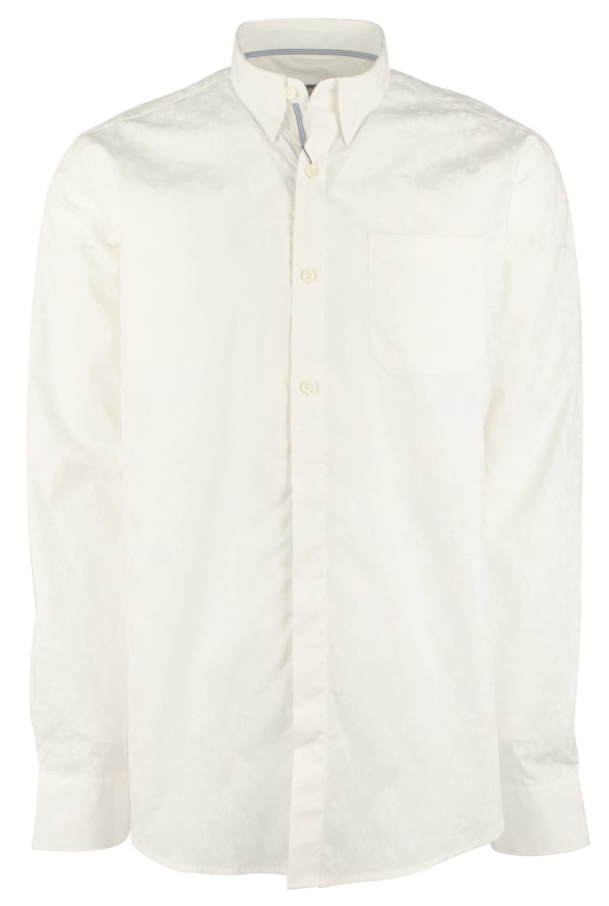 Bugatchi Men's Shaped Fit Long Sleeves Shirt