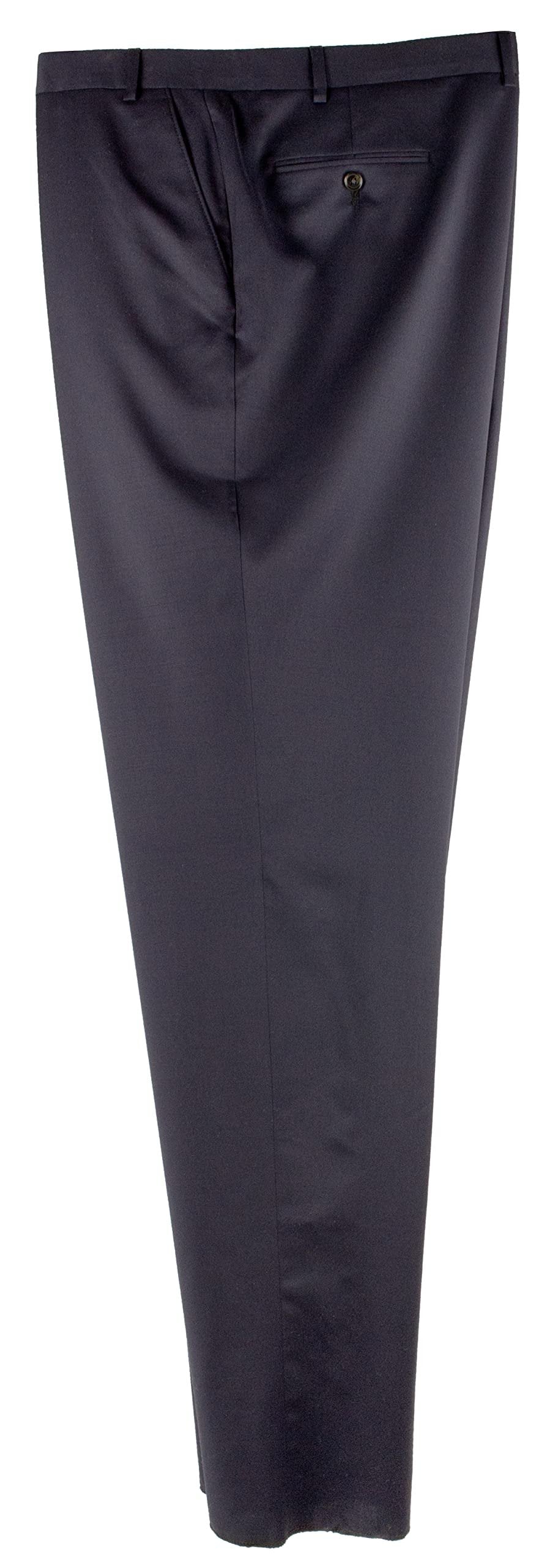 Ralph by Ralph Lauren Men's Big and Tall Wool Natural Stretch Flat Front Dress Pants-N-48W