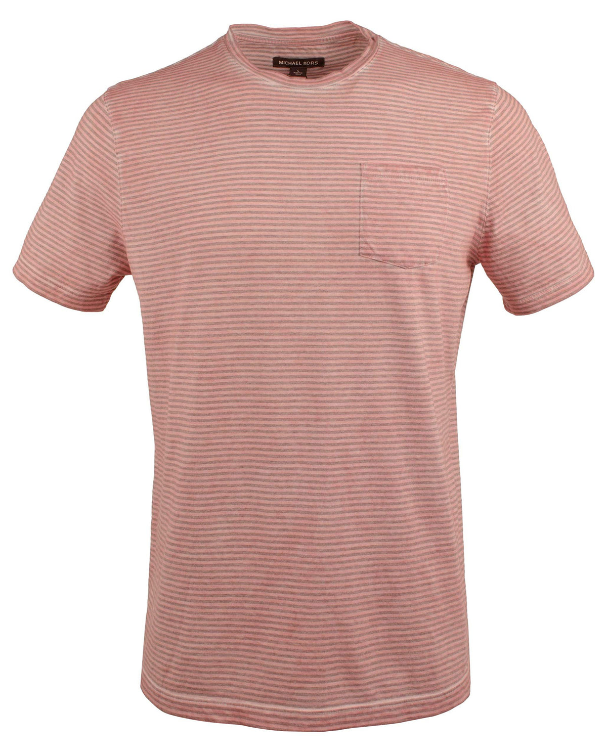 Michael Kors Men's Striped Pocket T-Shirt